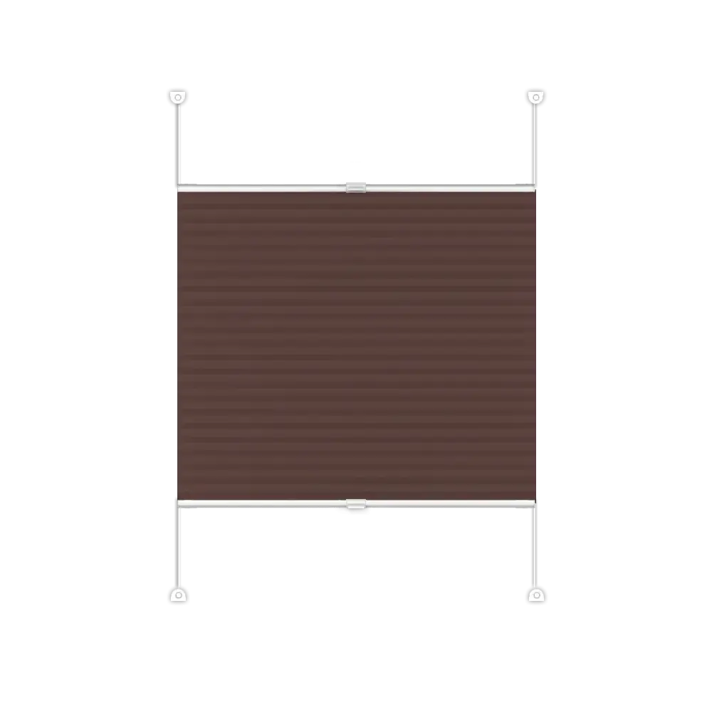 Roleta plisowana Basic - Gorąca czekolada