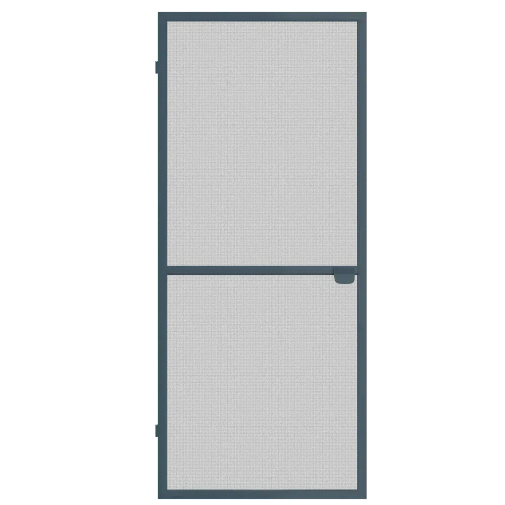 Moskitiera drzwiowa w kolorze antracyt z czarną siatką