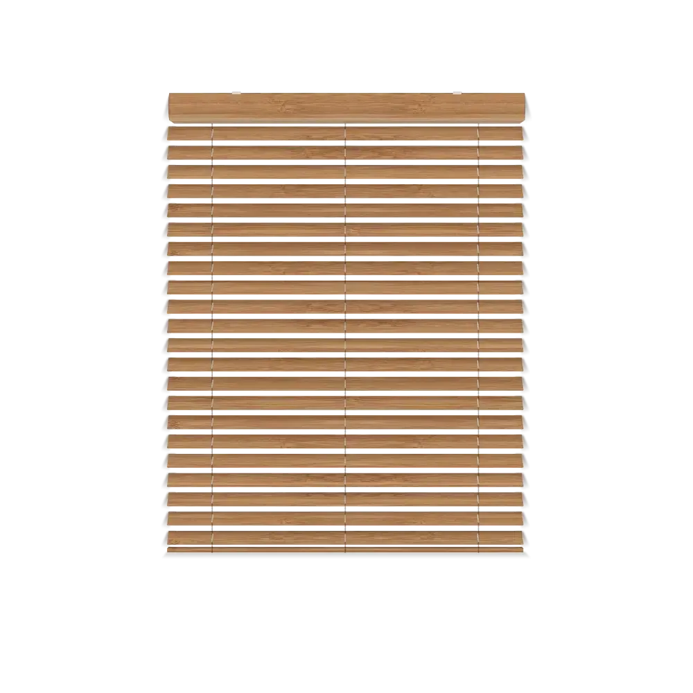 Żaluzja drewniana 50MM - montaż na oknie - Bamboo Natural