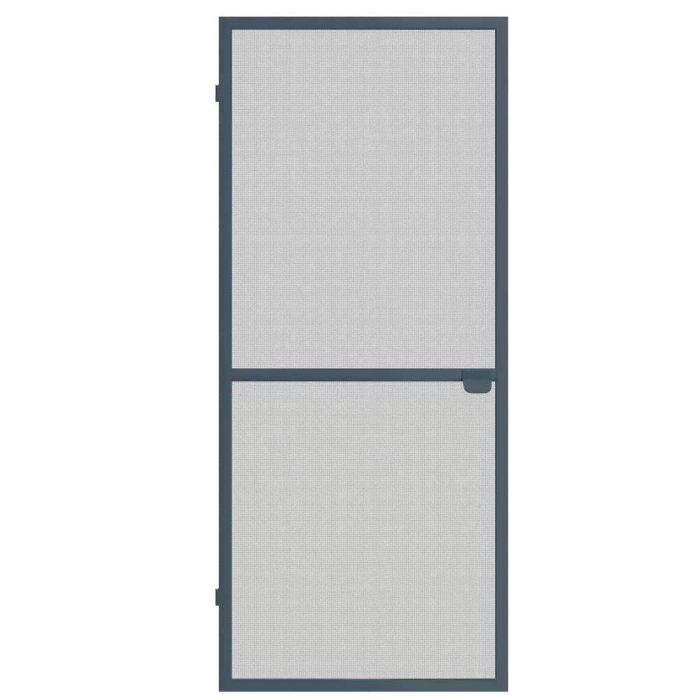 Moskitiera drzwiowa w kolorze antracyt z szarą siatką